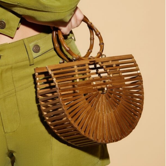 Forever 21 Handbags - WOODEN HANDBAG